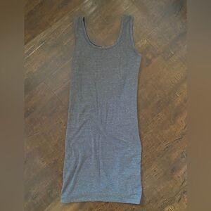 cotton on simple gray grey tank dress small
